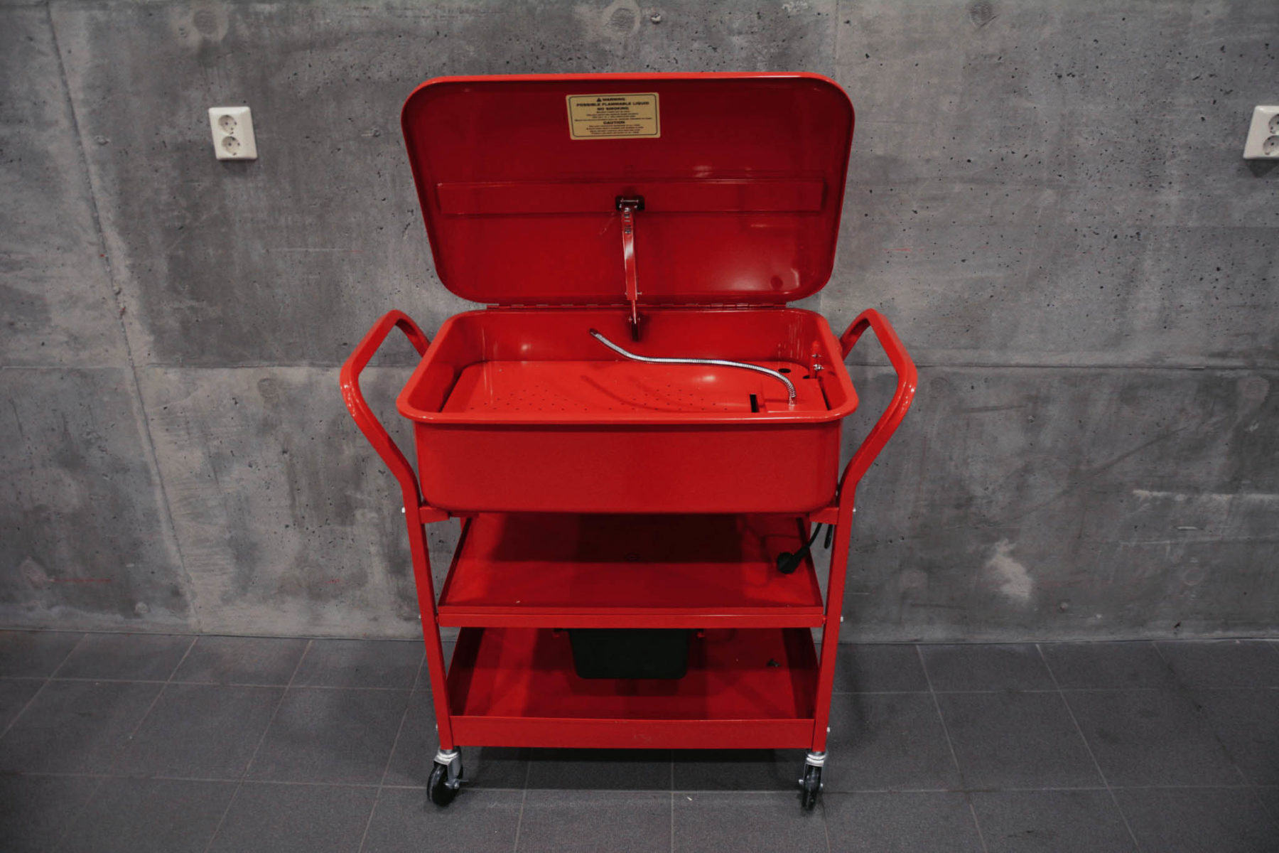 Delevasker 75 liter med hjul og avrenningsbord ART 3393
