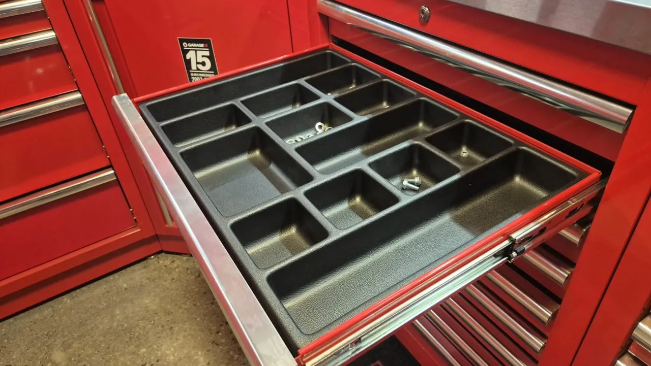 Plastikkinnlegg for Skuff Sort